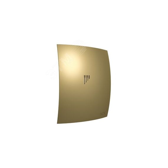 Вентилятор осевой вытяжной с обратным клапаном D100 декоративный DiCiTi BREEZE 4C Champagne