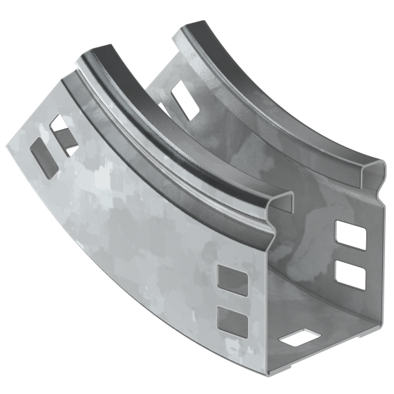 ESCA Поворот плавный 45град тип В10 50х150мм HDZ IEK