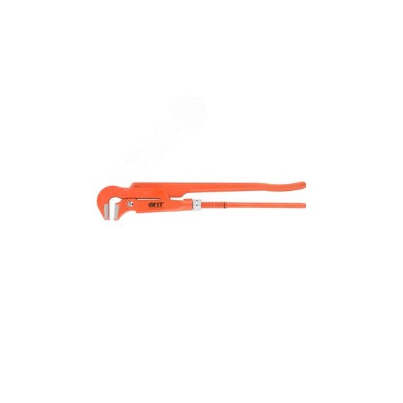 Ключ трубный газовый Профи 90 гр (тип L), CrV сталь 1.5'' (400 мм) FIT 70402