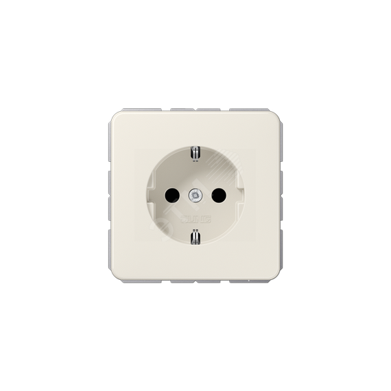 Штепсельная розетка SCHUKO с защитой от детей 16A 250V~, слоновая кость JUNG CD1520BFKI