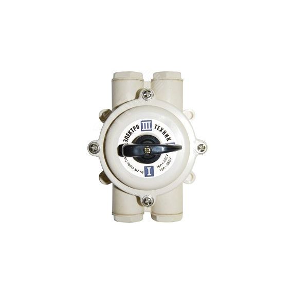 Переключатель пакетный ПП2-16/Н4 М2,до 16А, пл.корпус,IP56 Электротехник ПП 2-16/Н4 М2 пл 56