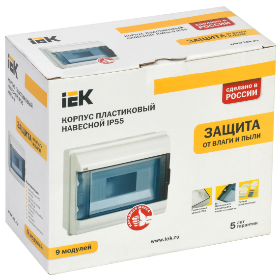 KREPTA 5 Корпус пластиковый КМПн-9 IP55 IEK