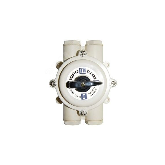 Переключатель пакетный ПП2-16/Н4 М2,до 16А, пл.корпус,IP56 Электротехник ПП 2-16/Н4 М2 пл 56