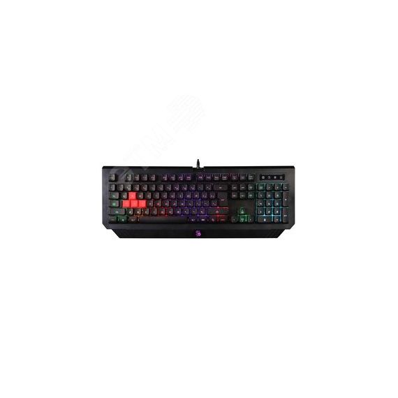 Клавиатура Bloody B120N, USB, multimedia for gamer LED, черный A4Tech B120N