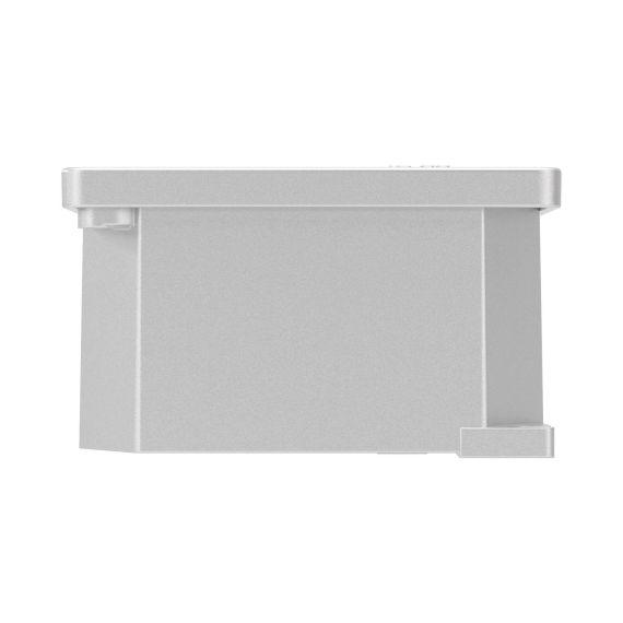 Коробка ответвительная алюминиевая окрашенная, IP66/IP67, RAL9006, 90х90х53мм