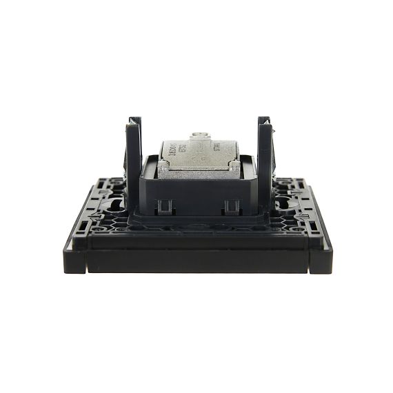 FORTE&PIANO Розетка двойная TV+SAT FP138 черный IEK