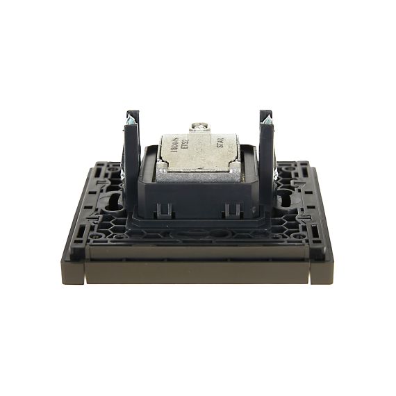 FORTE&PIANO Розетка двойная TV+SAT FP338 серый IEK