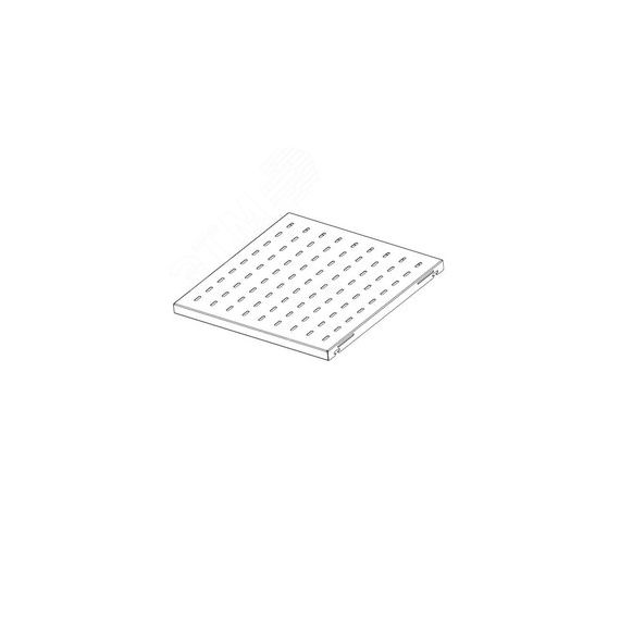 Полка приборная глубиной 700 мм для шкафов серии EMS шириной 600 мм и глубиной Elbox EMS-RI-600.700