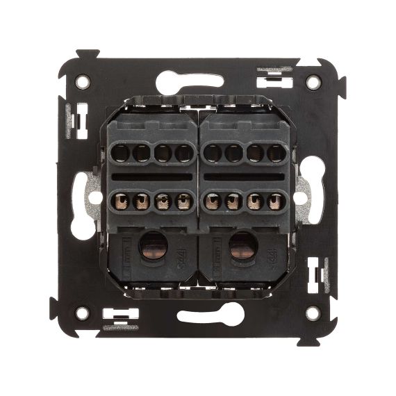 Инвертор двухклавишный в стену, "Avanti", "Закаленная сталь" Инвертор двухклавишный в стену, "Avanti", "Закаленная сталь"