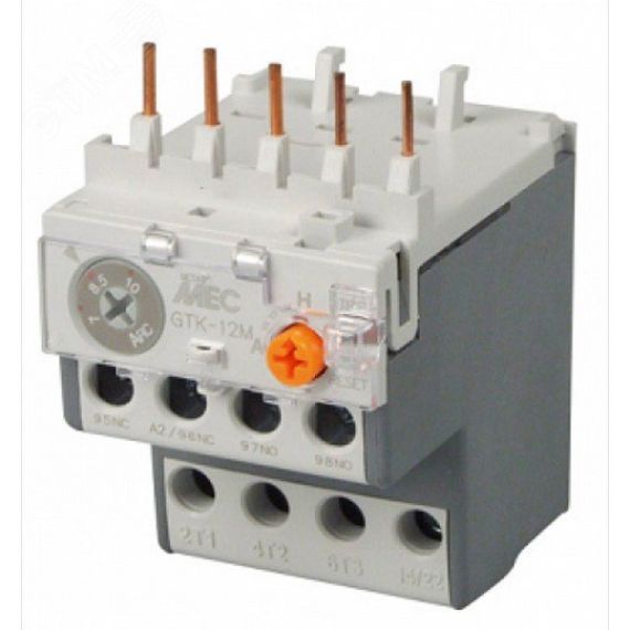 Тепловое реле GTK-12M, 3.3A, 2.5~4A LSIS Co 1271003600