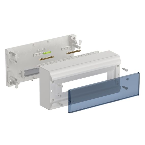 PRIME Корпус пластиковый ЩРН-П-18 модулей навесной белый IP41 IEK