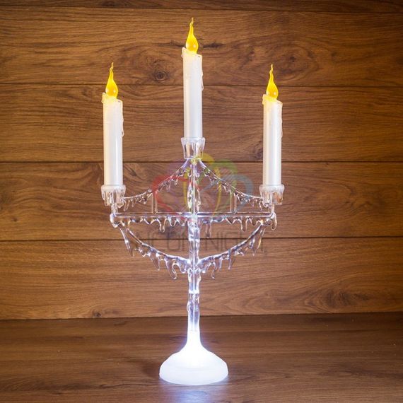 Фигура на подставке Подсвечник со свечками 50 см Neon-Night 513-034