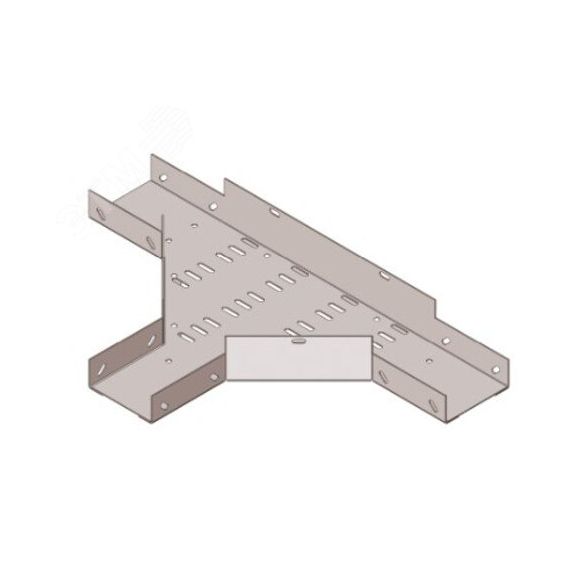 Лоток тройниковый замковый глухой ОТЗГ 100х100 УТ1,5, горячее цинкование(толщина покрытия 40 -120 мкм) S1,5 Завод ЭМИ Курган П0000013884