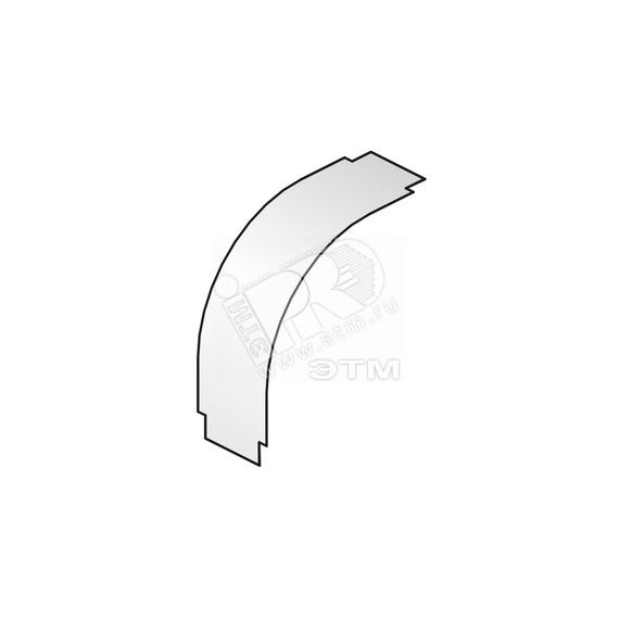 Крышка для вертикального внешнего угла 90° Vergokan PEDVB90.60.050