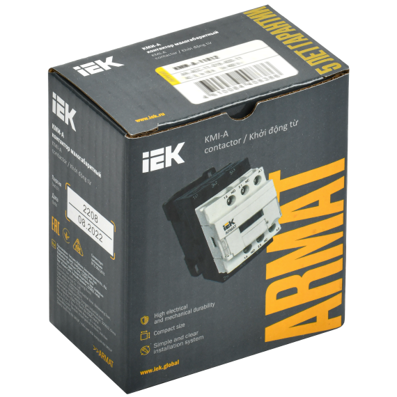 ARMAT Контактор КМИ-А-11812 LC1D 18А 24В/АС3 1NO/1NC IEK