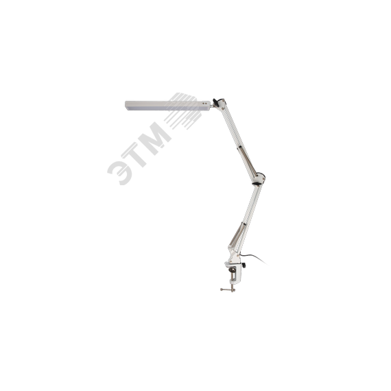 Светильник настольный TBL-03 12Вт USB на струбцине белый JazzWay 5047006