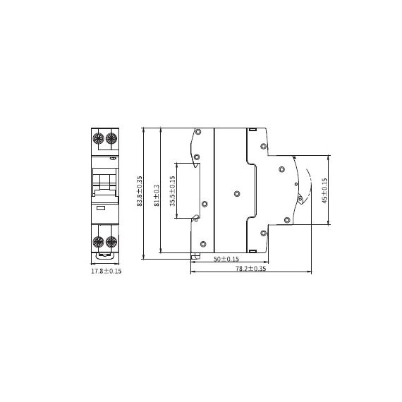 Чертеж MDR32N-1N4C10-A