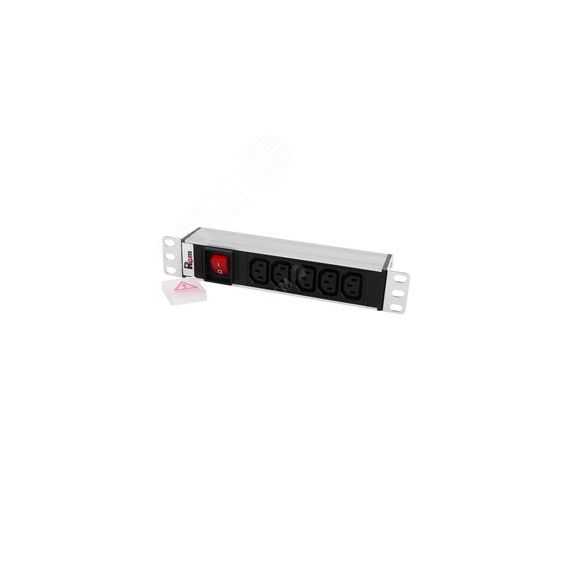Блок розеток Rem-10 без шнура с выключателем 5 IEC 60320 C13 вход IEC 60320 C14 10A 10' REM R-10-5C13-V-220-Z