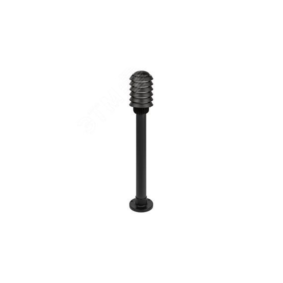 Садово-парковый светильник НТУ 01-60-015 Поллар напольный черный IP54 Е27 max60Вт h850мм ЭРА Б0057488