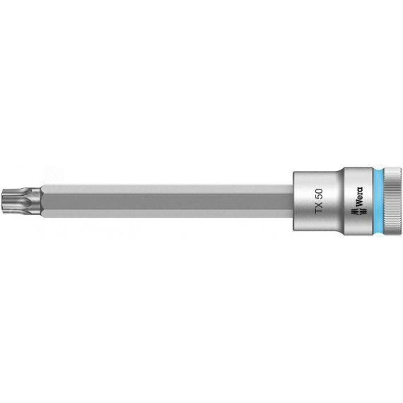 Головка торцевая со вставкой 8767 C HF TORX Zyklop DR 1/2 с фиксацией крепежа TX 50 x 140 мм WERA WE-003856