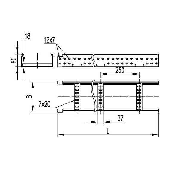 Чертеж LL8060HDZ