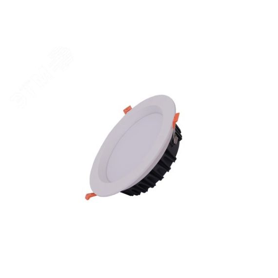 Светильник даунлайт светодиодный SDL-10-90-30K-W35 встраиваемый круглый 35Вт 3000K 3600Лм 228х228х66 ЭРА Б0049701