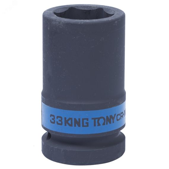 Головка торцевая ударная глубокая шестигранная 1', 33 мм King Tony 843533M