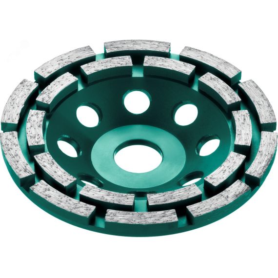 Двухрядная алмазная чашка Double d 125 мм, INDUSTRIAL KRAFTOOL 33369-125