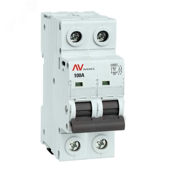 Выключатель нагрузки AVN 2P 100A AVERES EKF avn-2-100-av