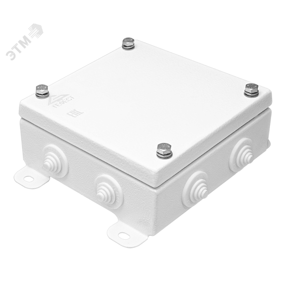 Коробка монтажная КМ IP55-1515, корпус из оцинкованной стали, количество вводов 8 Гефест-СПб КМ-IP55-1515 8вв