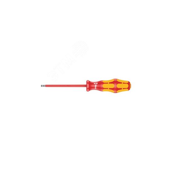 Отвертка диэлектрическая шлицевая 160 i SL VDE 1.2 x 6.5 x 150 мм WERA WE-006125