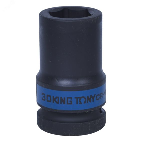 Головка торцевая ударная глубокая шестигранная 1', 30 мм King Tony 843530M
