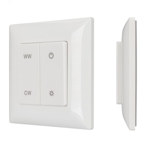 Панель SMART-P48-MIX-P-SUF (3V, 1 зона, Knob, 2.4G) (ARL, Пластик) Arlight 028302