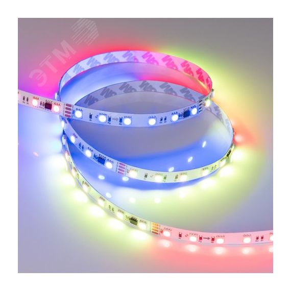 Лента DMX-B60-10mm 24V RGB-PX6-RAM (15 W/m, IP20, 5060, 5m) (, бегущий огонь) Arlight 033448
