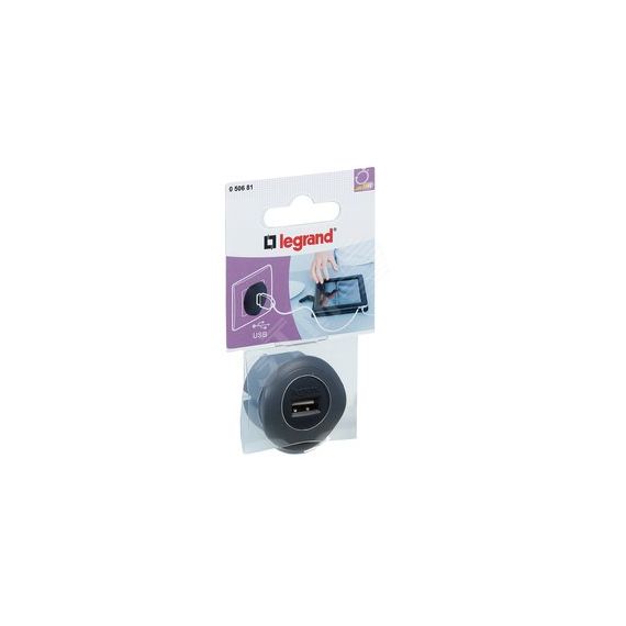 USB для зарядки 1.5А черный LEGRAND 50681