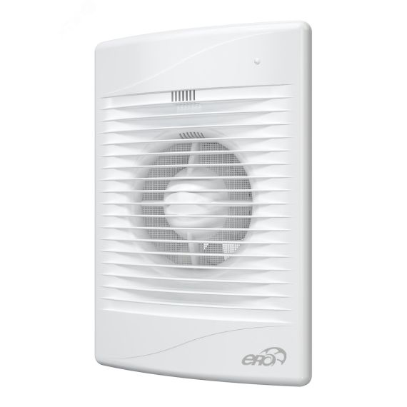 Вентилятор осевой вытяжной с индикацией работы и  сеткой D125 ERA STANDARD 5S