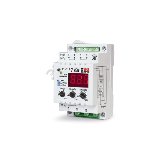 Реле напряжения РН-113 32А Новатек-Электро 3425600113