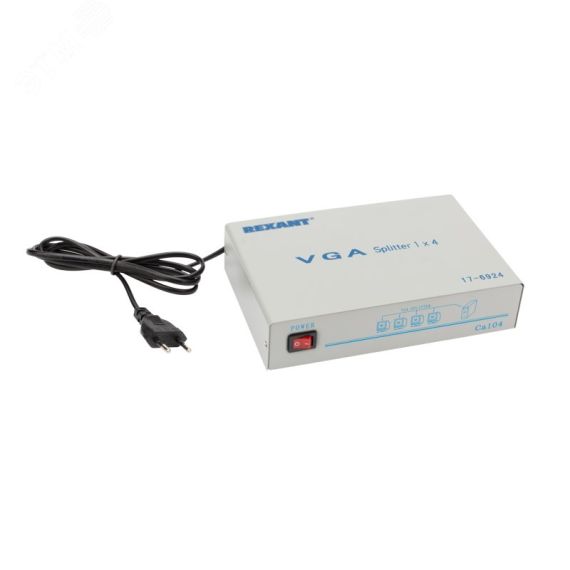 Делитель гнездо VGA на 4 гнезда VGA, 150 МГц,, REXANT 17-6924