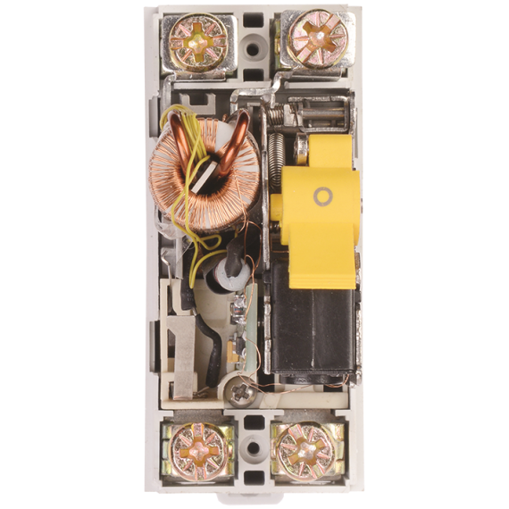 Электромеханическая схема без электронных компонентов. Не имеет собственного потребления электроэнер