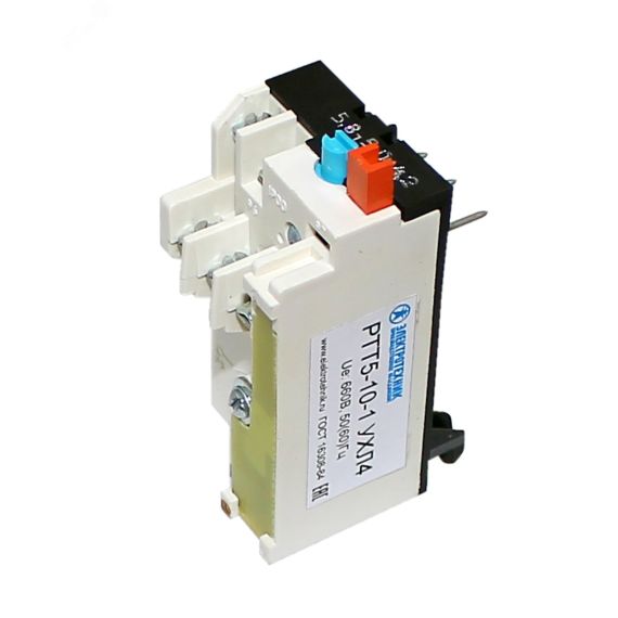 РТТ5-10-1 УХЛ4, 0,25А, 660В/50Гц, 1р, 0,21-0,29А, ручной возврат, IP00, реле электротепловое токовое  (ЭТ) Электротехник ET003048