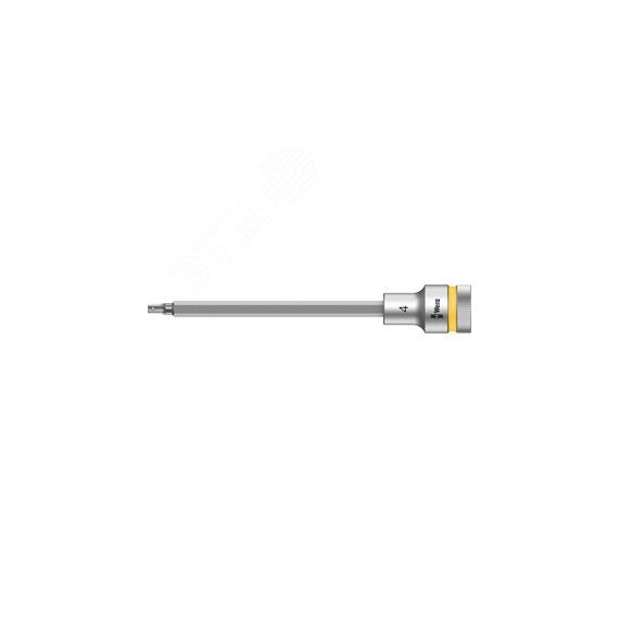 Головка торцевая со вставкой под внутренний шестигранник 8740 C Hex-Plus HF Zyklop DR 1/2 с фиксацией крепежа 4 x 140 мм WERA WE-003840