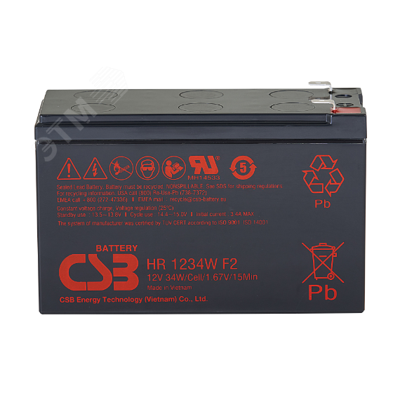 Аккумулятор UPS123607 F2 CSB CSB UPS123607