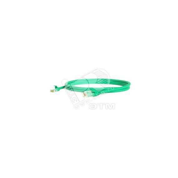Патч-корд U/UTP категория 6 LSZH 10м зеленый Hyperline 230319