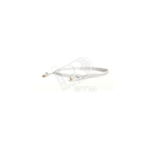 Патч-корд U/UTP категория 6 LSZH белый (10м) Hyperline 230322
