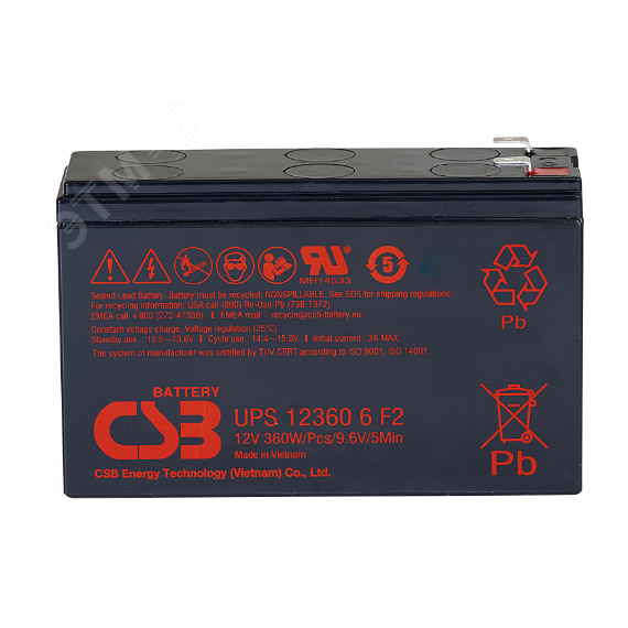 Аккумулятор UPS123606 F2 CSB CSB UPS123606