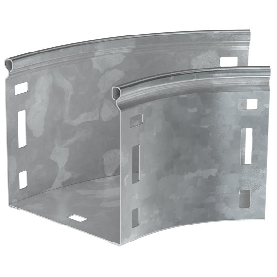 Поворот плавный 45град (тип Г01) ESCA 100х100мм HDZ IEK