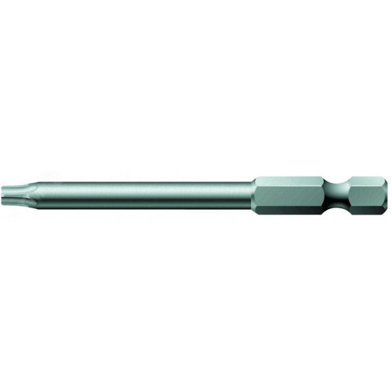 Бита 867/4 Z TORX BO с отверстием под штифт вязкая твердость хвостовик 1/4 E 6.3 TX 20 x 89 мм WERA WE-060052