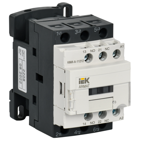 ARMAT Контактор КМИ-А-11212 LC1D 12А 36В/АС3 1NO/1NC IEK