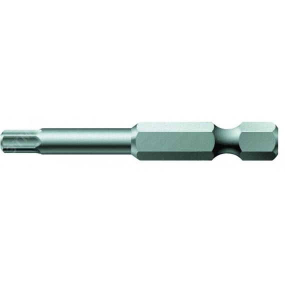 Бита под внутренний шестигранник 840/4 Z Hex-Plus BO с отверстием под штифт вязкая твердость хвостовик 1/4 E 6.3 3 x 89 мм WERA WE-059642