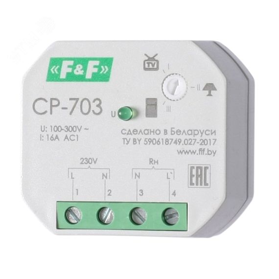 Реле контроля напряжения CP-703 Евроавтоматика EA04.009.011